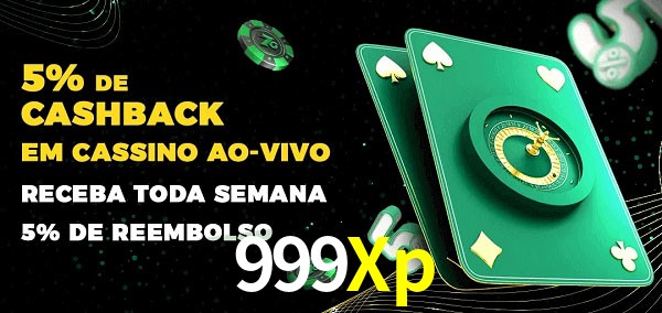 Promoções do cassino ao Vivo 999Xp